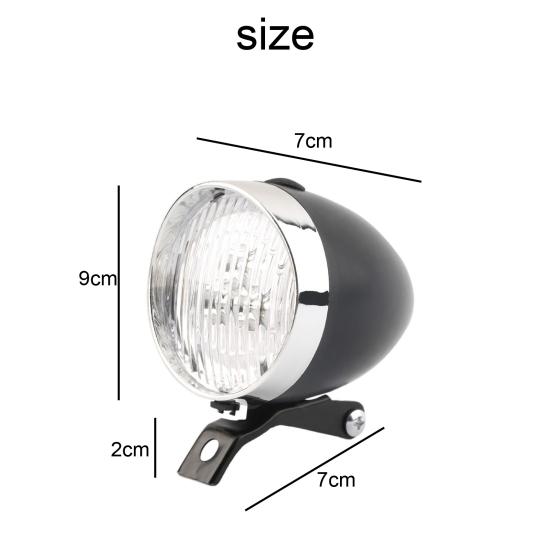 Bicicletă MTB Bicicletă Rutieră Retro Far 3 LED-uri Lampă Față Echipament de Călărie