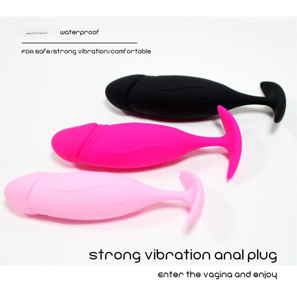 Anal Vibrator for Men Prostate Massager Remote Control Dildo Butt Plug Vibrating Adult Sex Toy for Women