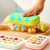 1 Set Press Type Ice Cube Tray Kettle, 2-in-1 Silicone Mold & Water Bottle with Straw, One Click Release for Home Bar Whiskey