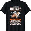 Shetland Sheepdog Therapie Sheltie Schaapshond Collie T-shirt