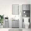 VidaXL Bathroom Cabinet Sonoma Grey 60x33x61 Cm Engineered Wood 826358