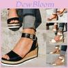 Stylish Ladies' Ankle Strap Open Toe Wedges Sandals With Comfortable Platform