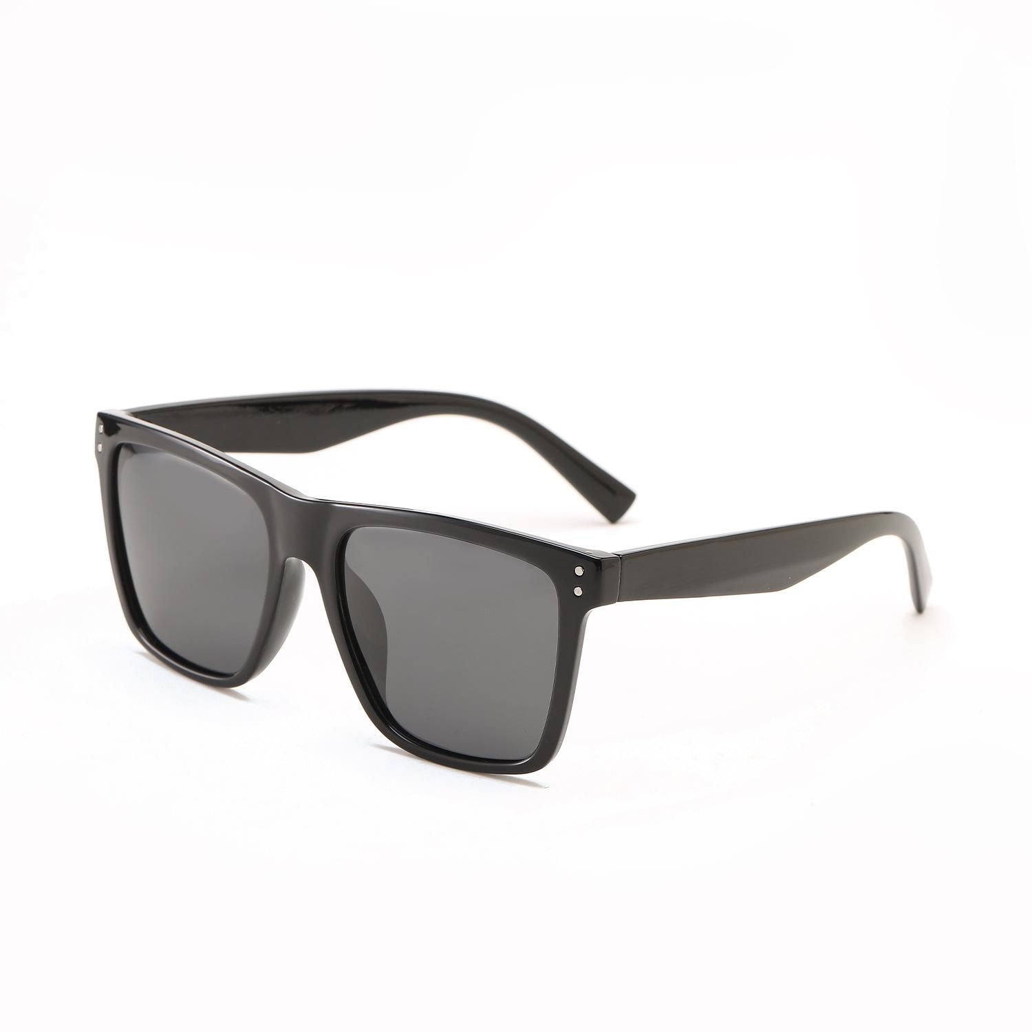 Glasses Tr9134 Polarized Tr90 Square Large Frame Big Face Personalized Sunglasses Women, Sunglasses Men