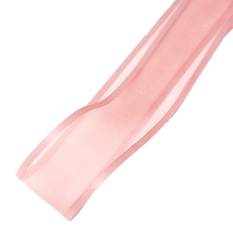 (5Meter/pack) 2.5cm Wide Edge Ribbon Organza Ribbons Wedding Party DIY Crafts Bride Accessories Gift Wrap Xmas DIY Hair