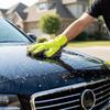 Car Wash Gloves 1 2 Pack with Microfiber Wiping Sponge Reusable Cleaning Tools for Car Truck Garage Use