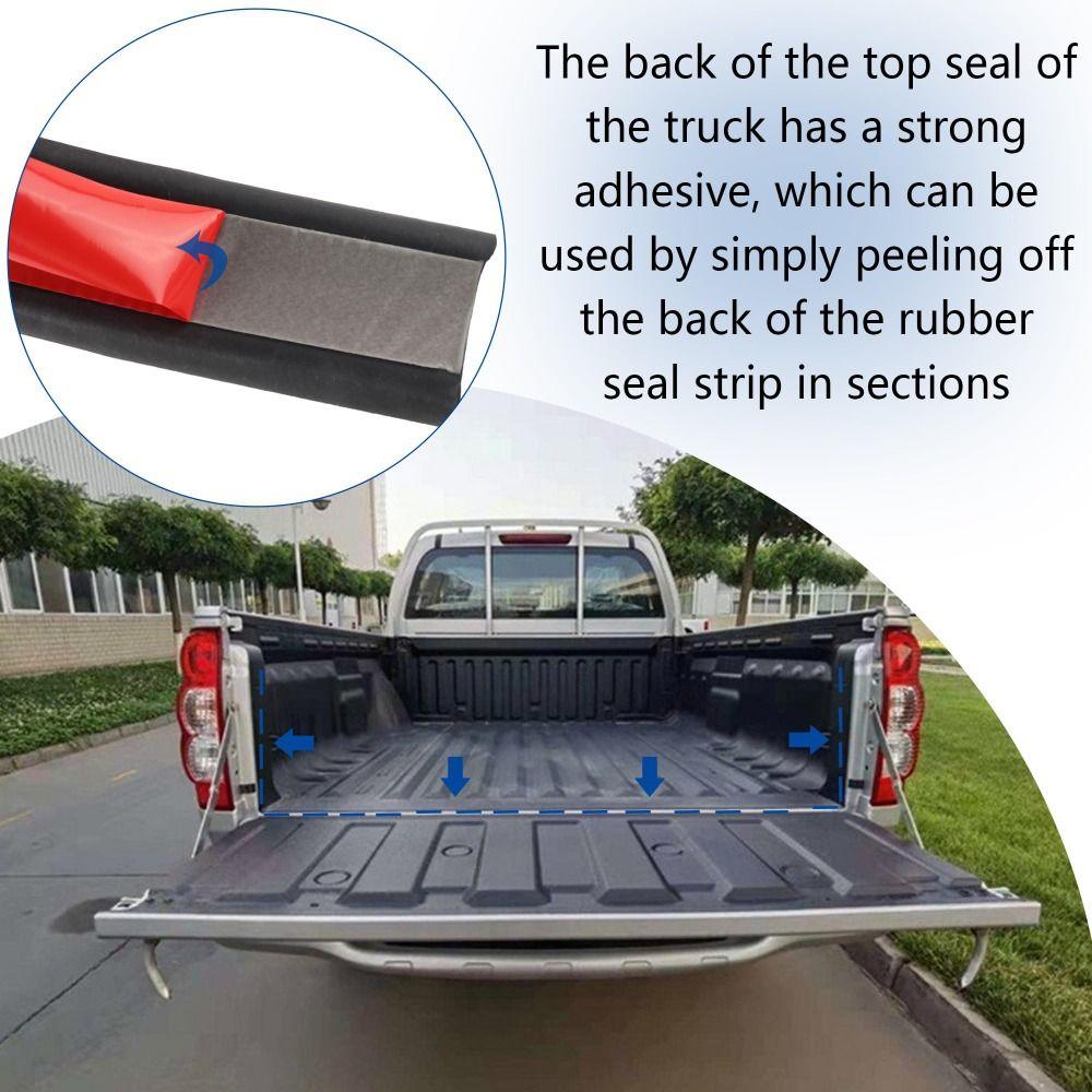 Durable 1m Car Weather Stripping Noise Insulation Waterproof Car Door Seal Strip Rubber Edge Guard Universal Fit