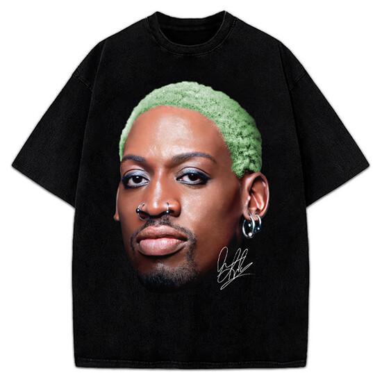 Dennis Rodman Green Hair Rodzilla flamboyant 90's Vintage Design T-Shirt Unisex T-Shirt