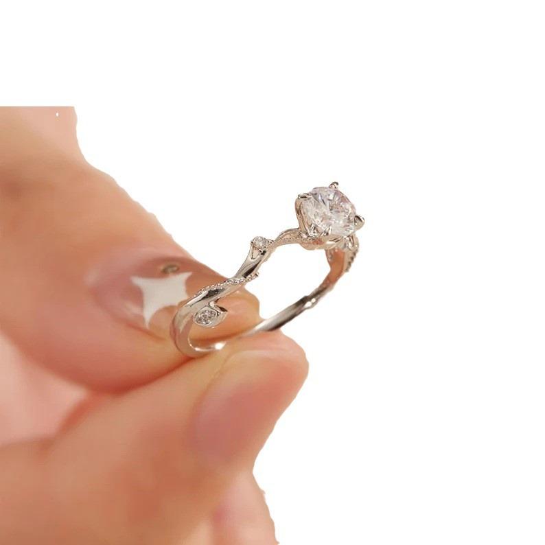 Luxuriöser neuer böhmischer Set-Ring Mode-Ring Verlobungsring für Damen