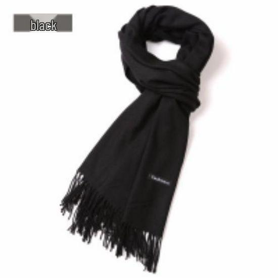 Women's Faux Cashmere Warm Scarf - Autumn/Winter Solid Color Korean Style Shawl