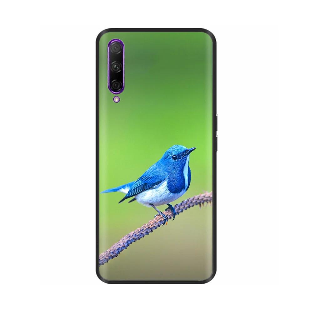 Black Silicone Case For Huawei P Smart Pro Case Cute Soft Cover for Huawei P Smart Pro Fundas PSmart Pro Protective Shell Capas