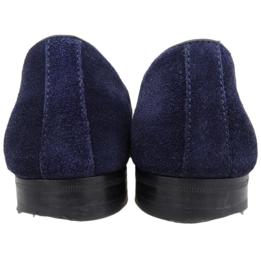 BERWICK Women's Suede Tassel Loafers, Navy, Size 37, 173FLSGDB shoes 37 NavyUsed