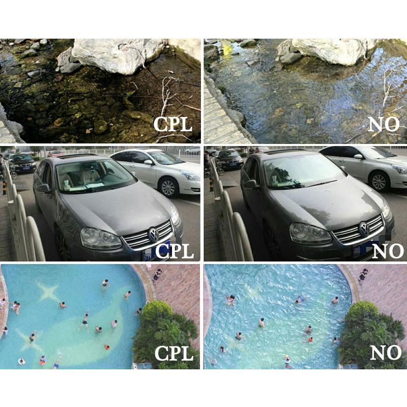 52mm 67mm Cpl Polarizer Filter For Iphone Android Smartphone Camera Lens For Water Glass Building Photography