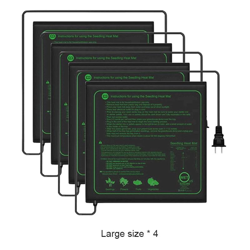 1/2/4pcs Durable waterproof seedling heating pad warm hydroponic heating pad for germination indoor gardening greenhouse US Plug