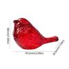 Creative Colorful Crystal Bird Ornaments Handicraft Unique Lucky Bird Figurine Nordic Bird Statue Crafts Garden Ornament