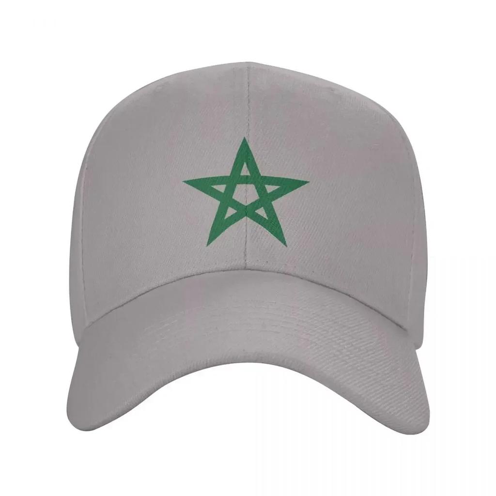 Morocco Flag Hats Unisex Women Sport Moroccan Hats Sun Caps Fishing Hat Adjustable Polyester Baseball Caps Washable