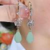 Chinese Magnolia Tassel Earrings: Lightweight, Luxury Retro Hanfu Cheongsam Style