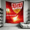 VfB Stuttgart Wall Tapestry Aesthetic Wall Hanging Printed Fabric Blanket Decorative Tapestries for Bedroom Living Room Home Decor