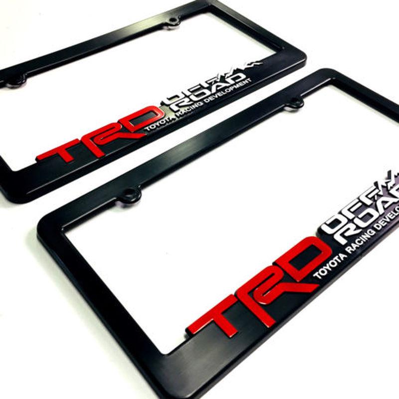 TRD-License-Plate-Frame-Toyota-TRD-RACING-DEVELOPMENT-Takoma-FJ-Cruiser-Rally TRD-License-Plate-Frame-Toyota-TRD-RACING-DEVELOPMENT-Takoma-FJ-Cruiser-Rally