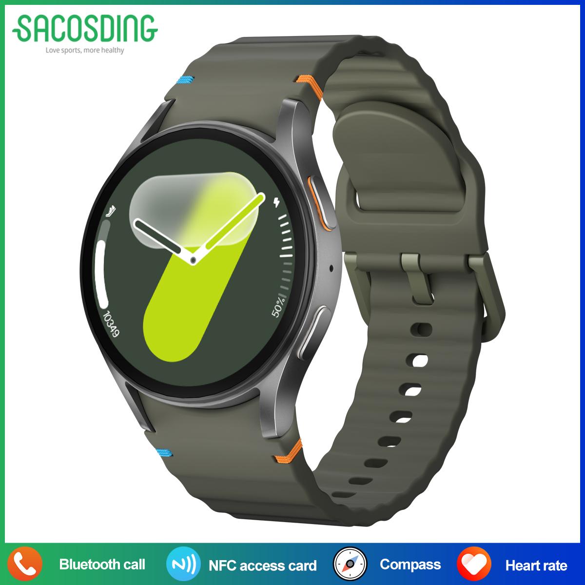 

Смарт-годинник Watch 7 Mini для чоловіків і жінок HD AMOLED Голосовий дзвінок NFC GPS-трекер Компас Спортивні годинники Кастомний циферблат Для Android iOS