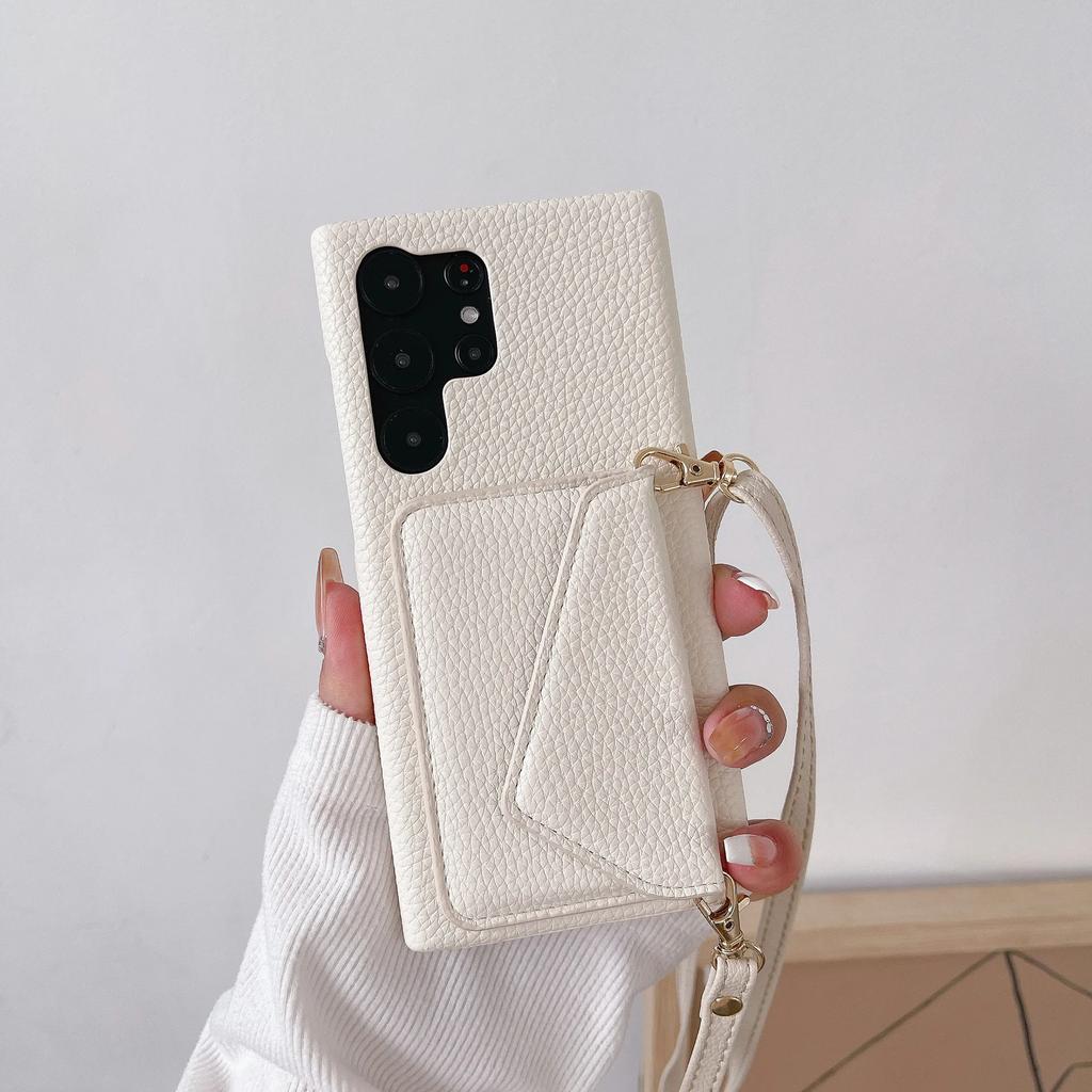 Crossbody Leather Phone Case for Samsung Galaxy S23 FE S25 S24 S22 Ultra A15 A25 A35 A55 A54 A34 Wallet with Card Holder Cover