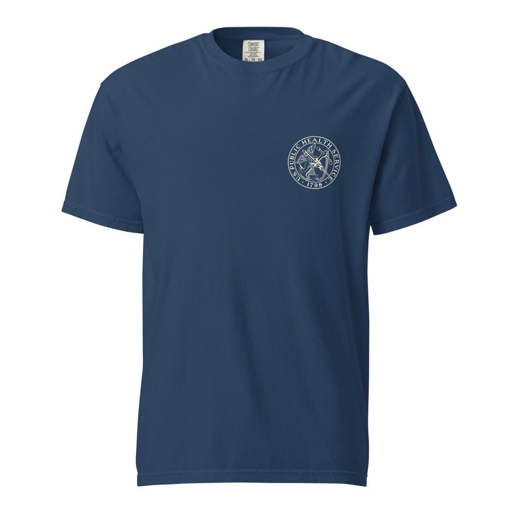U. S. Public Health Service Seal T-Shirt More Comfort Colors Garment Dyed Tee Unisex T-Shirt XXXL