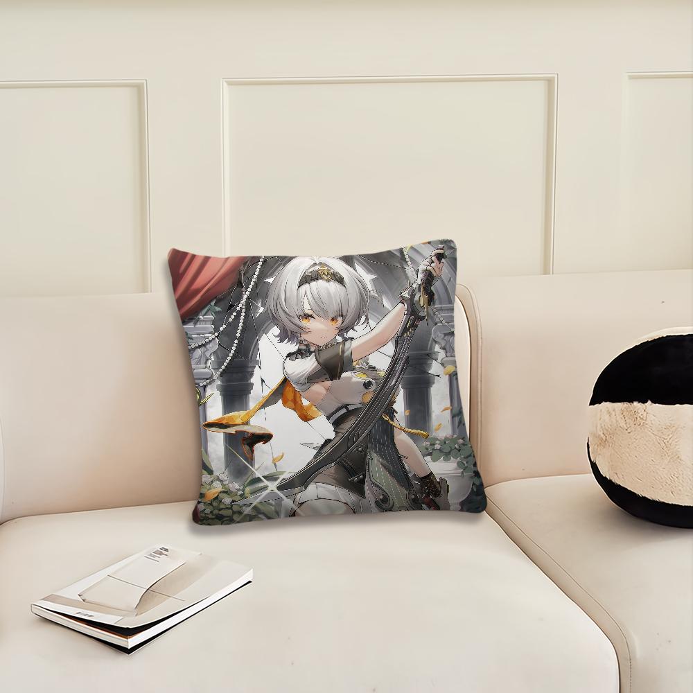 Game Zenless Zone Zero Soldier Anby cushion cover Pillow Cover Decoration Room Home Sofa living Office Car Nordic Simplicity