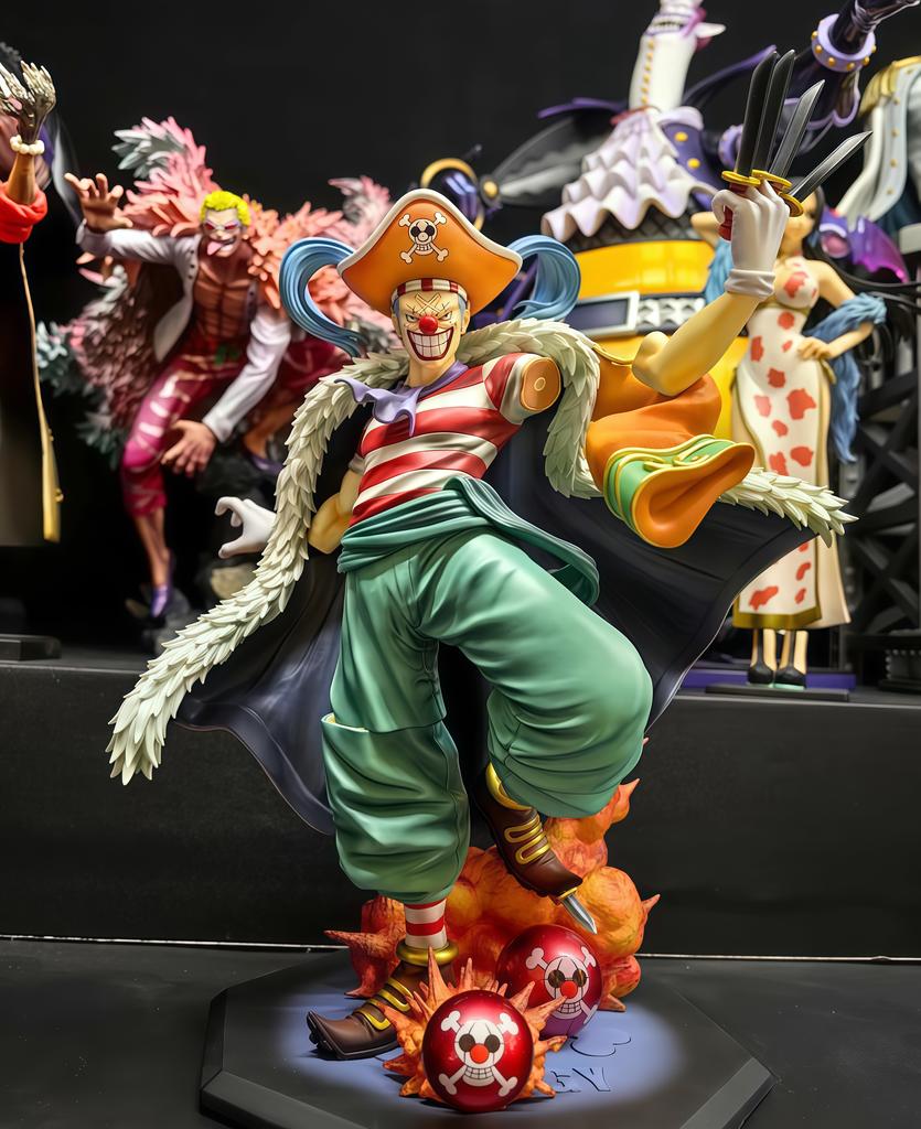 דמות פעולה של באגי One Piece 23 ס"מ קו הגראנד ארבעת הקיסרים דגם אנימה פסל צעצועים אספנות למבוגרים