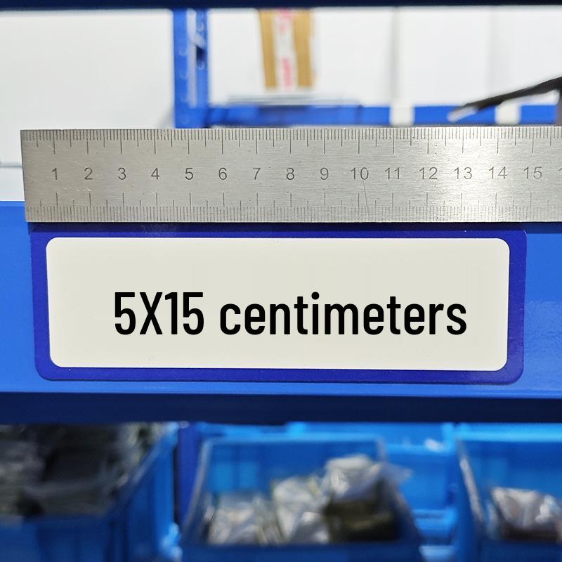 Erasable Magnetic Whiteboard Name Tag – Reusable Write-on Sticker for Fridge or Blackboard.