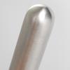 Stainless Steel 1.5 oz Cigar-Shaped Flask - Polished Round Base, Portable Outdoor Style