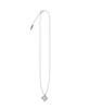 Wacky Willy Drawing Necklace Silver