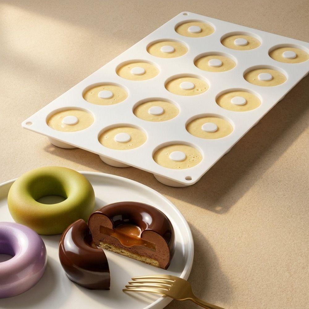 Easy Release Baking Molds Heat Resistant Non-Stick Dessert Mold  for Mousse Cake & Chocolate