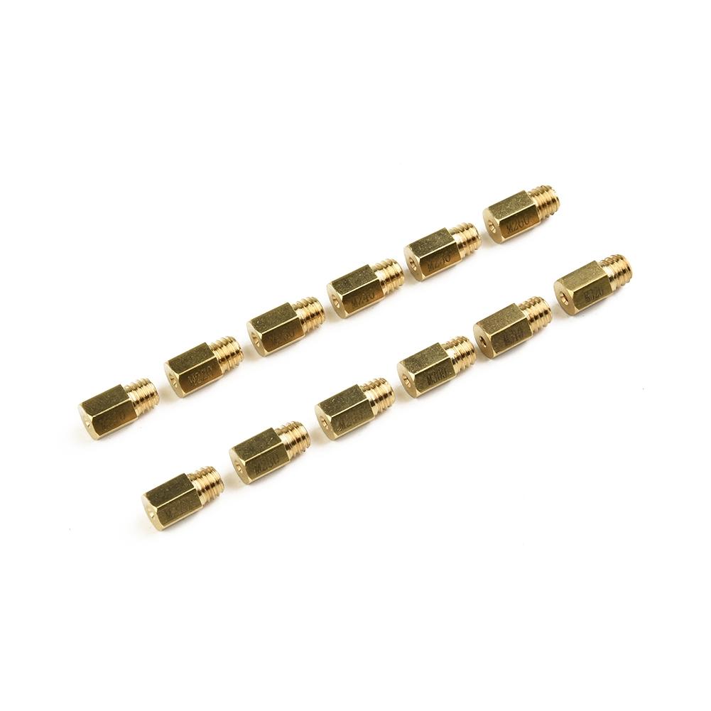 Useful Carburetor Main Jets 12Pcs #210- #320 For Round Silde High Quality
