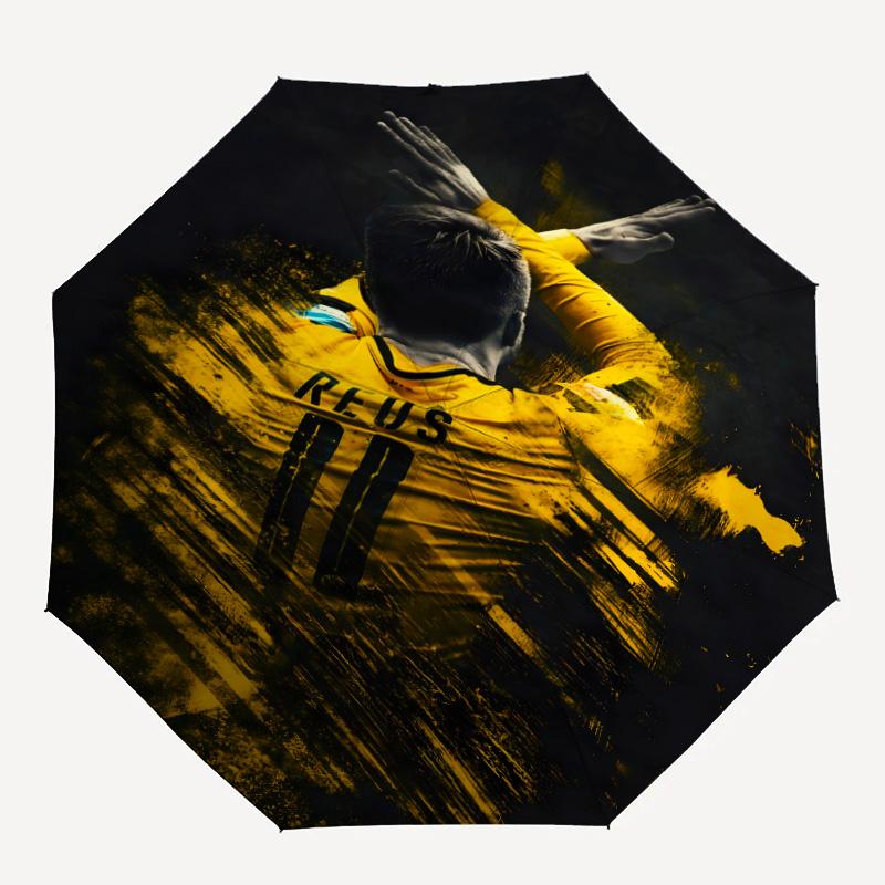 1 Stück B-BVB Regenschirm, Sonnenschutz und UV-Schutz. Es hat acht stabile Rippen für den Außenbereich und ist perfekt als Weihnachtsgeschenk.