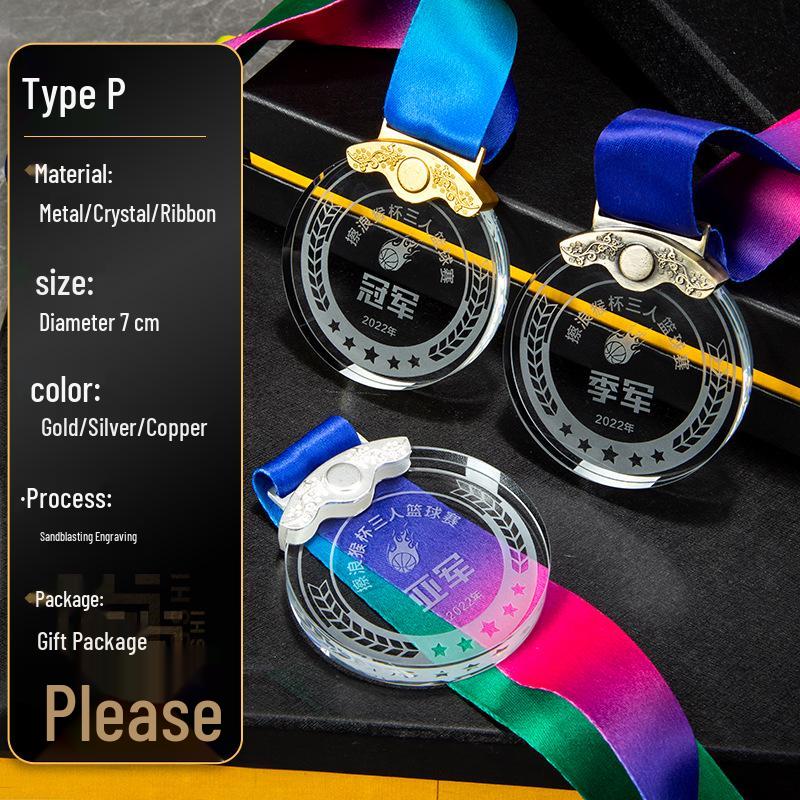 Custom Engraved Wooden Crystal Trophy with Color Printing – Employee Award and Souvenir