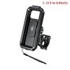 Waterproof Motorcycle Phone Holder Moto Bike Handlebar Mirror Mount for 4.7-6.8 Inch Cellphone Cycling Stand with Touch Screen