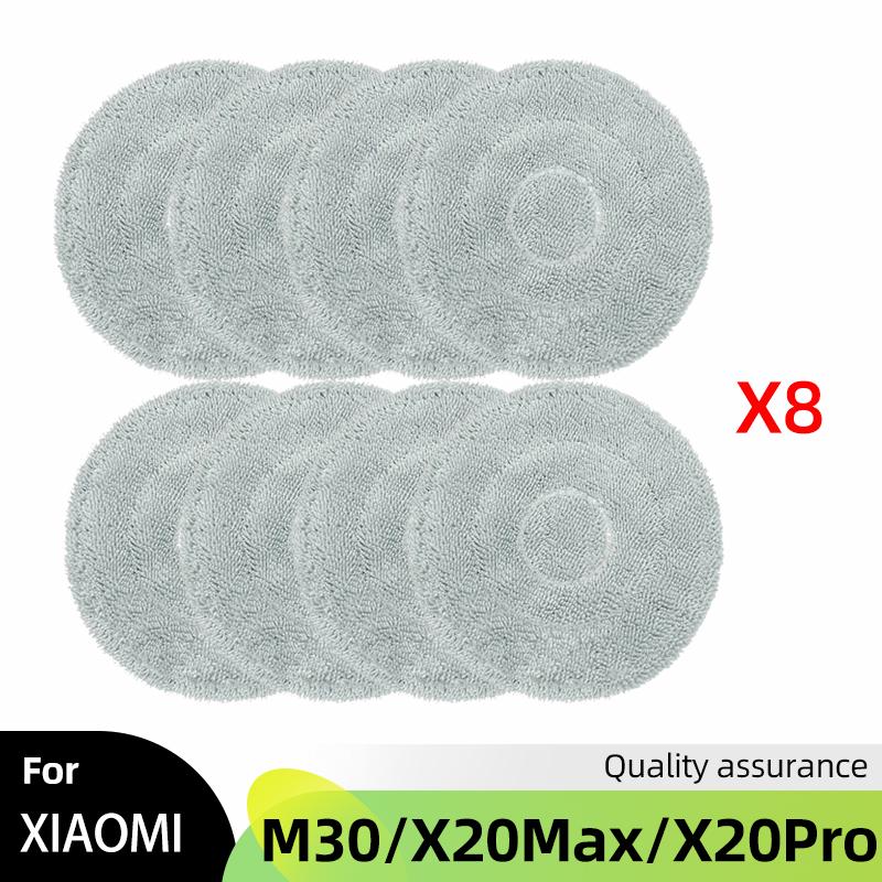 Fit For Xiaomi Mijia M30 D102 / Xiaomi X20 Max D109GL / Xiaomi X20 Pro D102GL Parts Main Side Brush Filter Mop Cloth Dust Bag