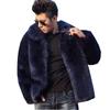 Verdickte Herrenpelzjacke warm Fuchspelz kurz Revers Freizeitjacke Herren Outdoor Trenchcoat Europa und Amerika