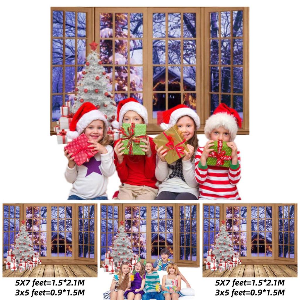 Children's Christmas Photo Studio Backdrop Cloth With Multiple Options