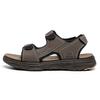 Summer Men Sandals PU Leather Lightweight Open Toe Flat Mens Casual Shoes Outdoor Walking Sandals for Men Beach Shoes  Beach Slippers