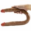 Giocattoli del sesso per adulti Doppio dildo Spina anale Pene realistico Pegging Dominatrice Masturbatore per donna BDSM Uomini Strumenti sexy