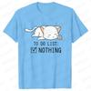 To Do List Nothing Penguin Funny Print T-Shirt Women Lazy Penguin Humorous Top Female Fashion Tshirt Short Sleeve Summer Clothes