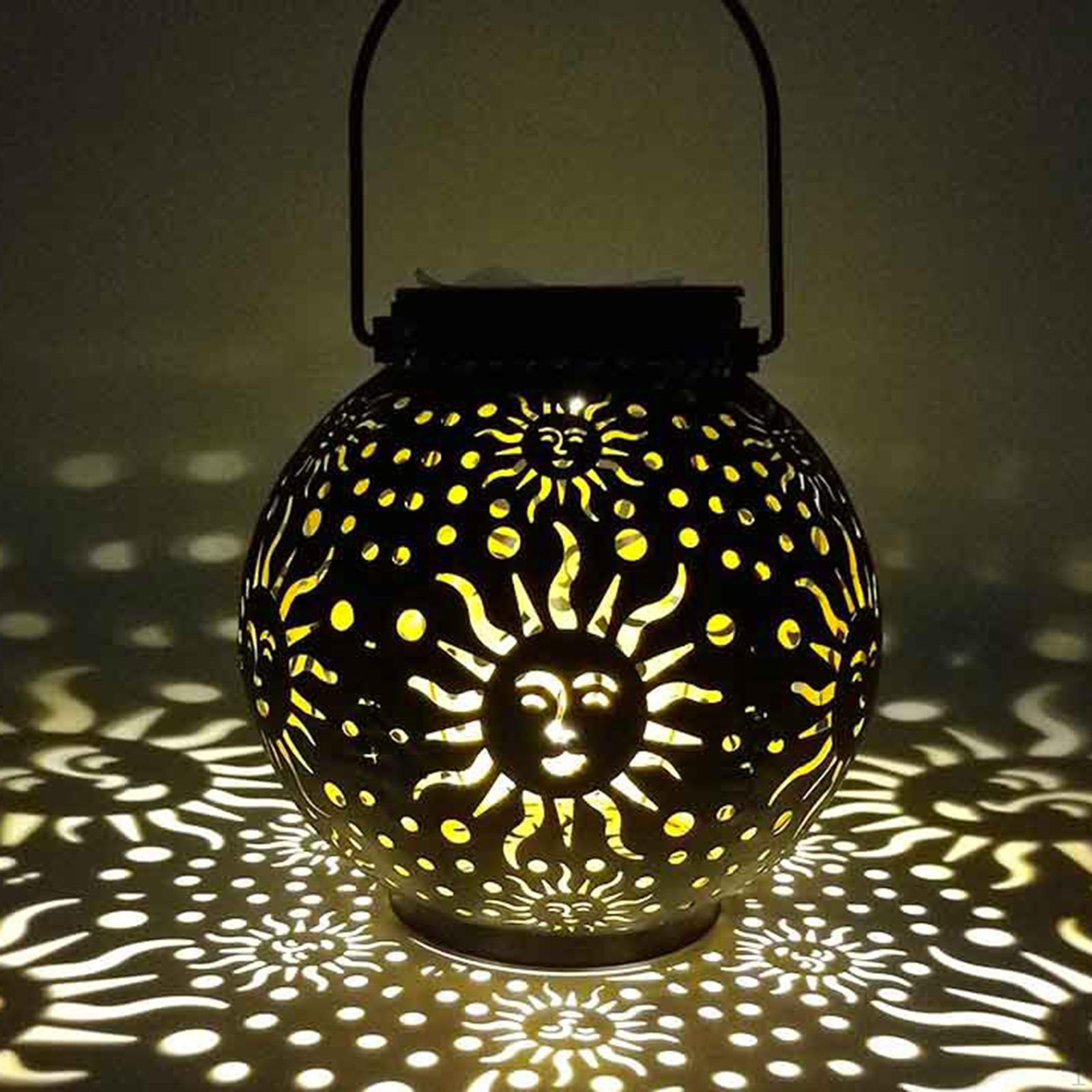 

Декоративный садовый подвесной солнечный фонарь полый свет для подъездной дороги на Рождество