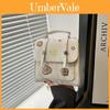 Letter Embroidery Handbag Female Vintage Tote Bag With Magnetic Closure For Daily Use