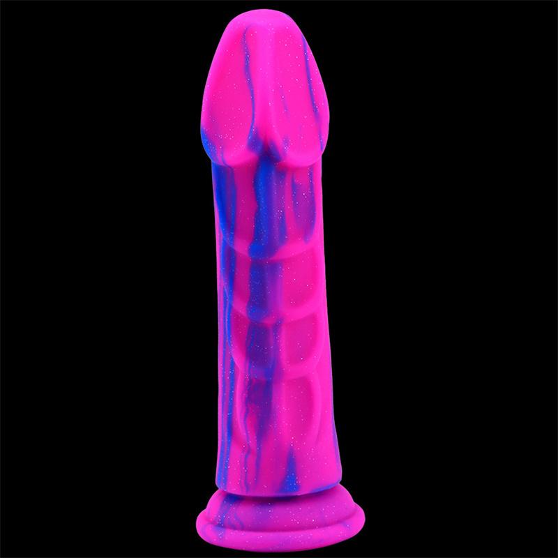 Mixed Color Liquid Silicone Eggless Simulation Penis Dildo Female Masturbation Device Anal Anal Plug Anal Expansion Device
