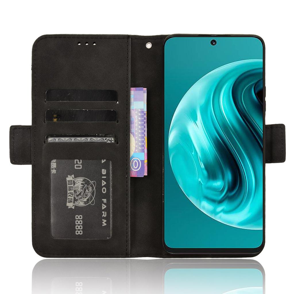 For Huawei nova 13i 4G/nova 12i 4G/Enjoy 70 Pro Case PU Leather Stand Function Multiple Card Slots Phone Cover