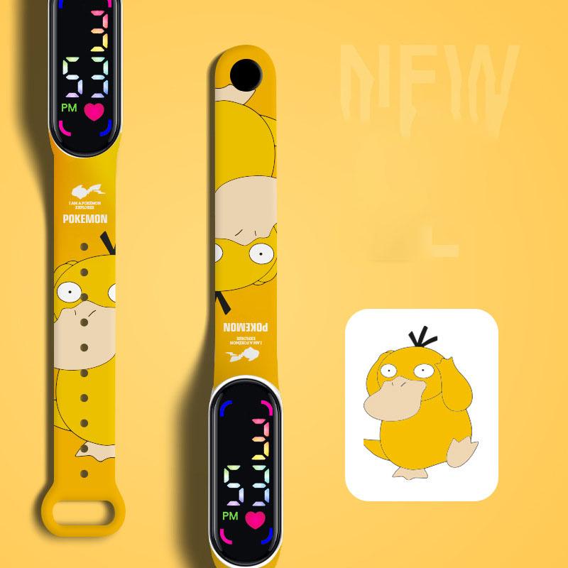 Elektronische Uhr 1 Stück personalisierte Mode Marke bedruckte Armbanduhr Kreative super süße Puppe Geburtstagsgeschenk wasserdicht Touch LED