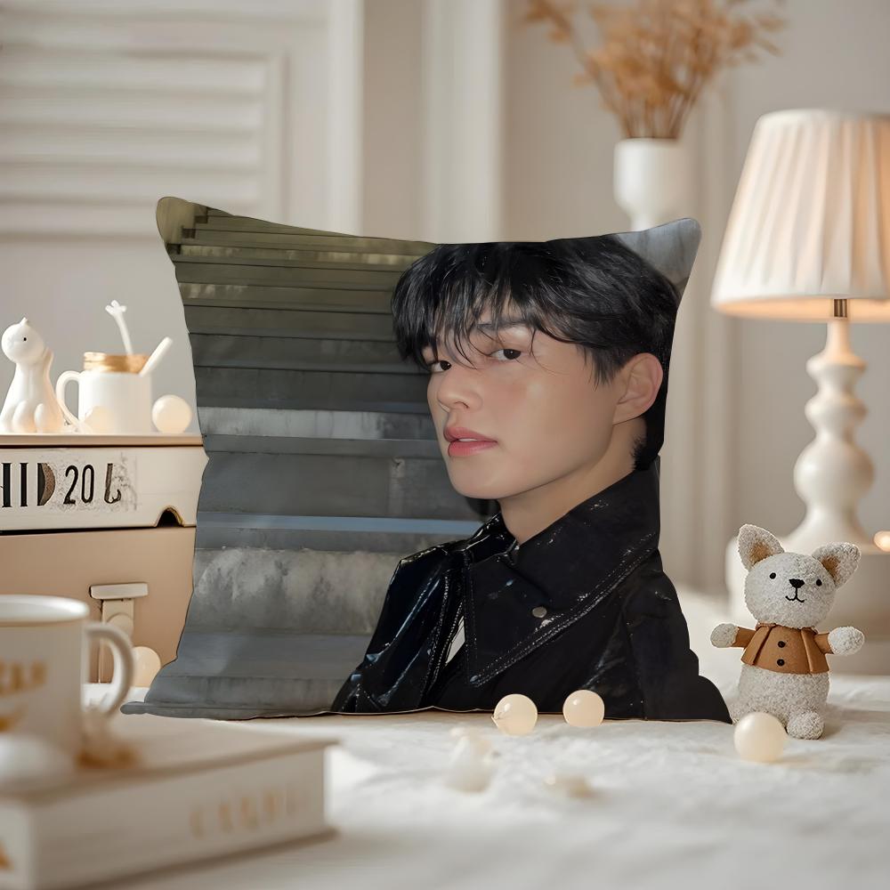 Song Kang Actor Cushion Cover Pattern Printed Pillowcase For Living Room Sofa Cushion Cover & Bedroom Decor