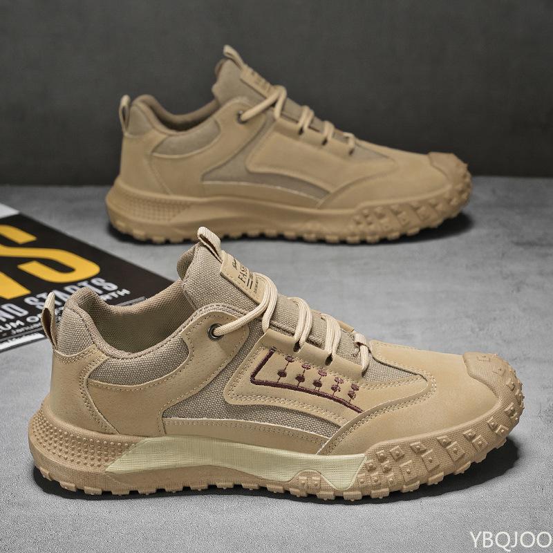 Men's Spring Autumn New Breathable Work Boots Fashionable Versatile Outdoor Mountaineering Boots Comfortable Casual Sneakers