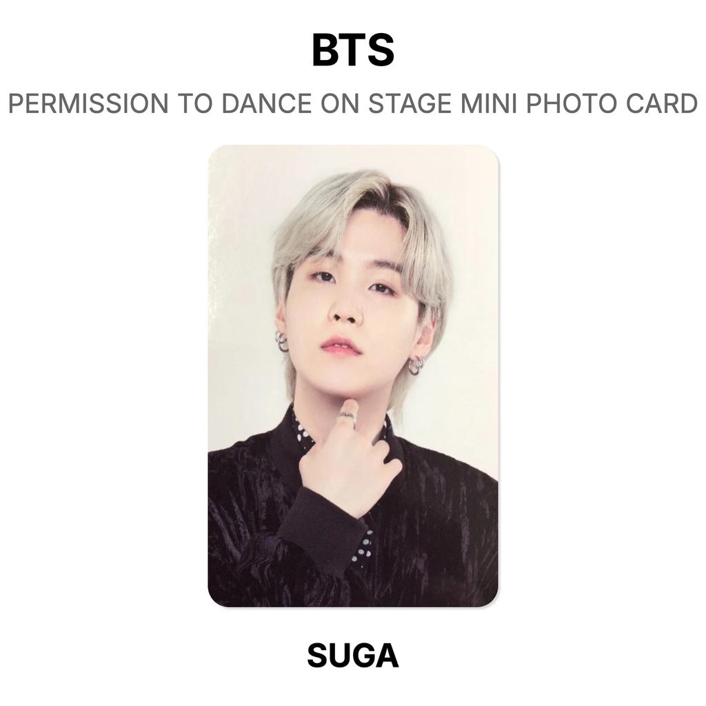 BTS PERMISSÃO PARA DANÇAR NO PALCO MINI CARTÃO FOTOGRÁFICO Fotocarteira Oficial