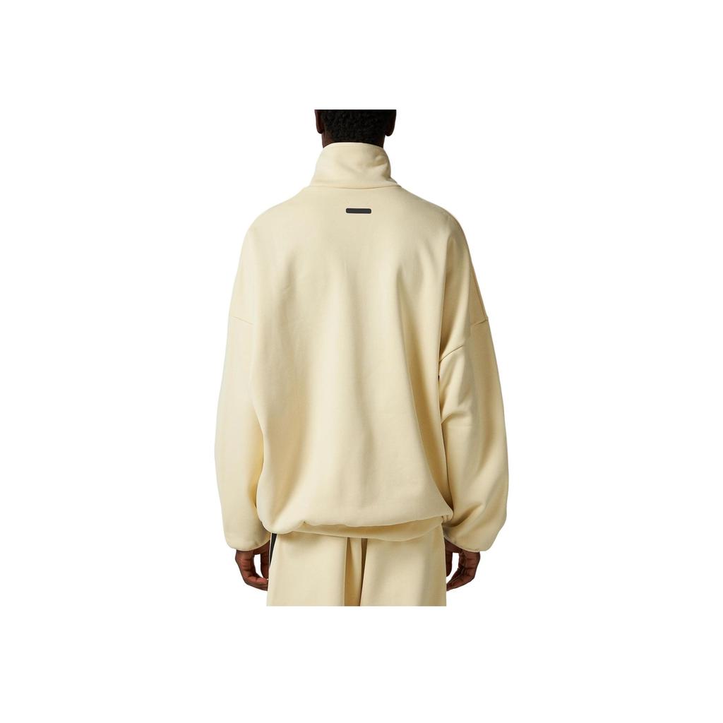 Fear of God Athletics Co-branded 3-Stripes Solid Color Loose Casual Comfortable Sweatshirt Men Light Yellow IS8742